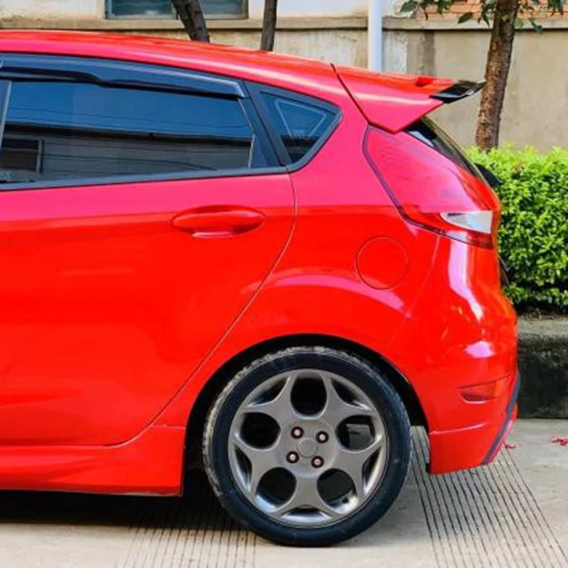 Для Ford fiesta st MK7 MK7.5 ЗАДНЕЕ крыло ABS БАЛКОВЫЙ Углеродное волокно ЗАДНЯЯ МАЛЕНЬКА