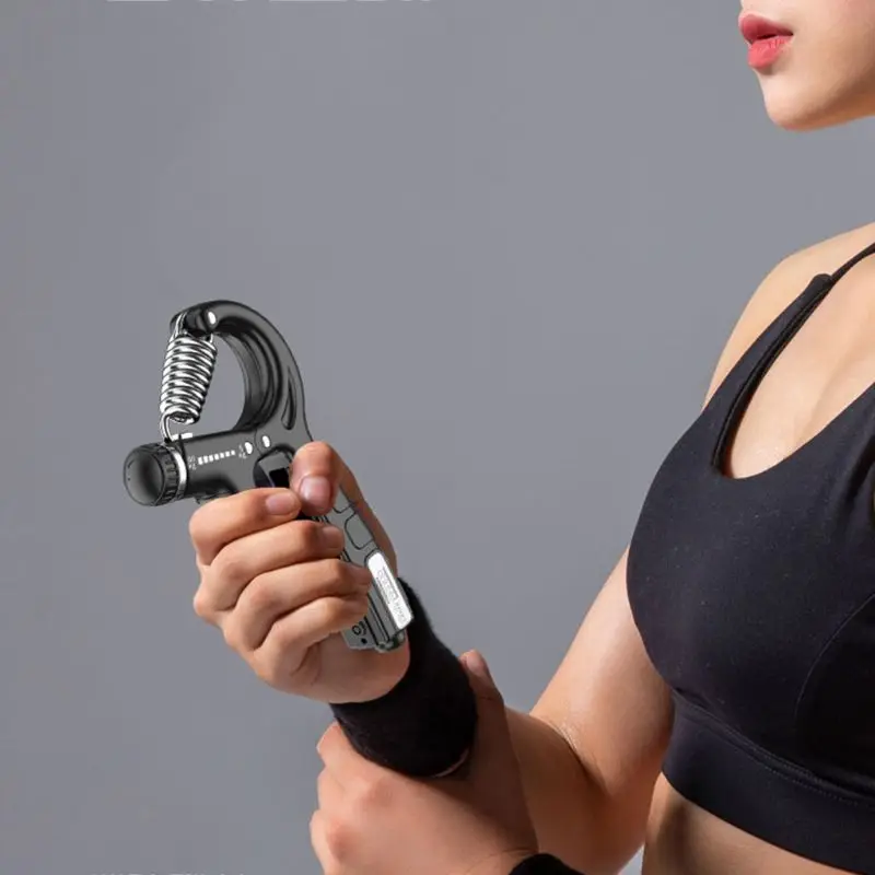 

Counter Hand Grip Strengthener Fitness Training Gripper Adjustable Gym Exerciser
