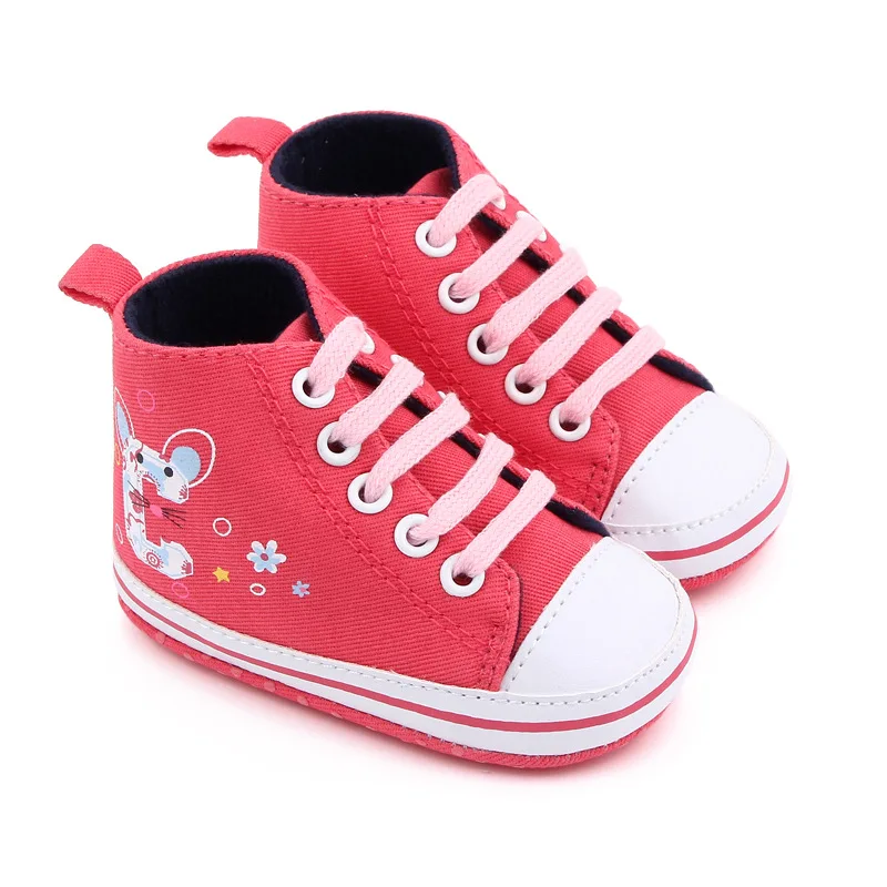 Модные брендовые ботинки для новорожденных девочек на 1 год с мягкой подошвой