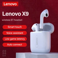 lenovo x9 earphones bluetooth 5 0 true wireless headphones tws earbuds touch control sport headset sweatproof earplug with mic