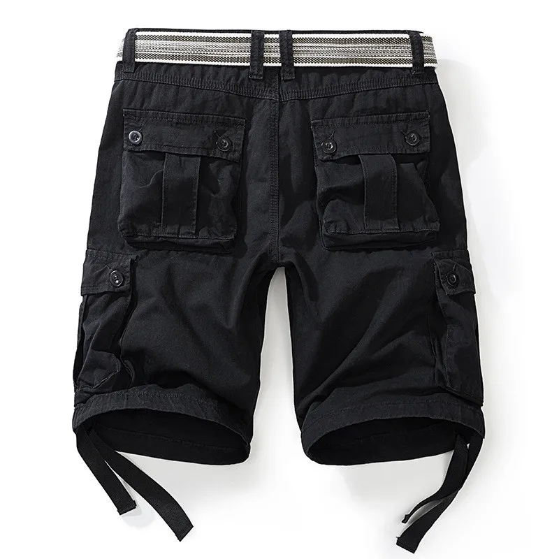 MORUANCLE мужские Повседневное карго шорты с несколькими карманами свободные