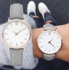 Часы наручные женские кварцевые с кожаным ремешком, Модные Простые повседневные