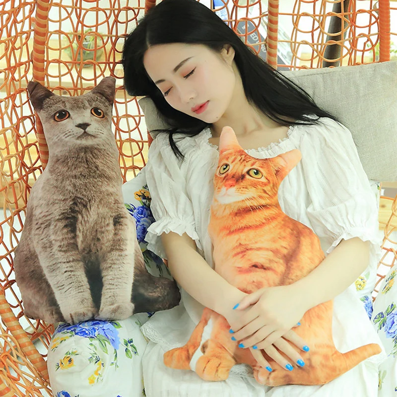 50 см Плюшевые игрушки очень реалистичная наволочка для подушки качество