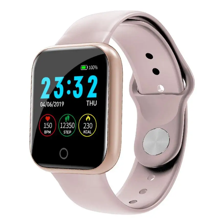 Фитнес трекер с монитором сердечного ритма i5 Мужской и Женский Смарт браслет 1 3