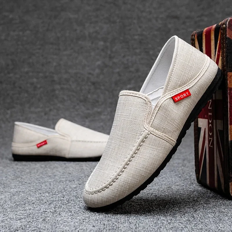 

Men Casual Shoes Fashion Men Shoes canvas Men Loafers Moccasins Slip on Men's Flats Male Driving Shoes 2022 New