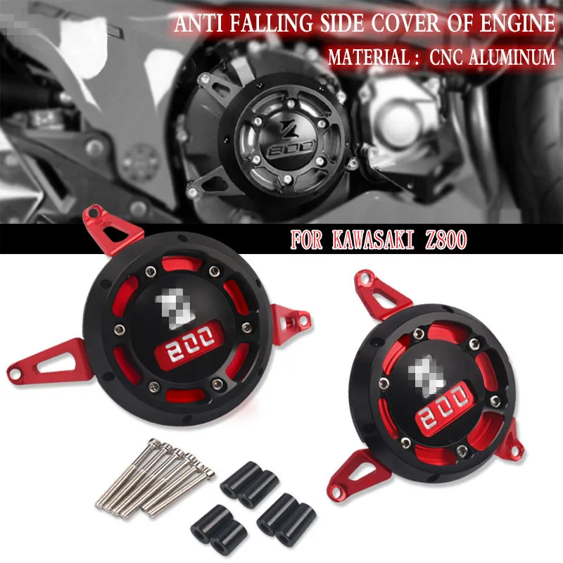 

For KAWASAKI Z800 2013 2014 2015 2016 2017 2018 2019 Motorcycle CNC Engine Stator Case Cover Crash Slider Protector Guard