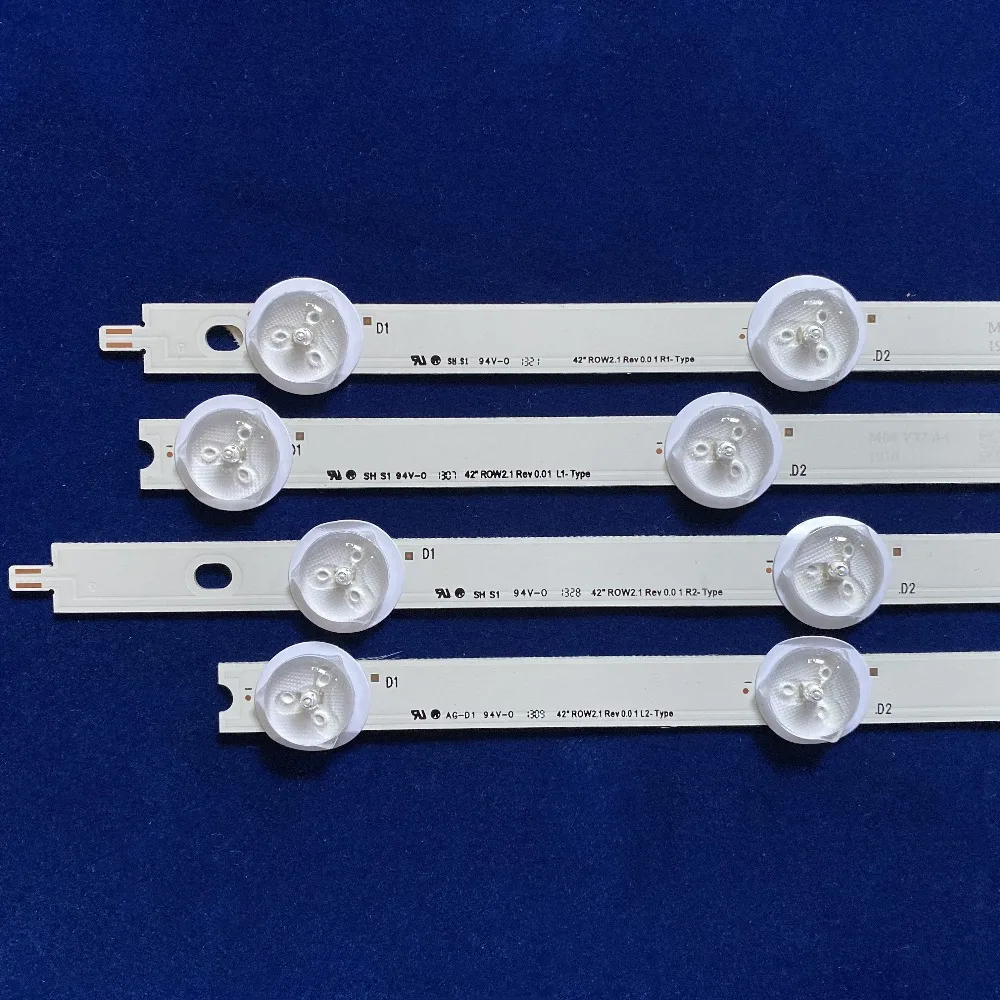 Новинка! Для LG 4" светодиодный полосы E74739 6916L-1338A/1339A/1340A/1341A 6916L-1214A/1215A/1216A/1217A 1 комплект = 10 шт./лот