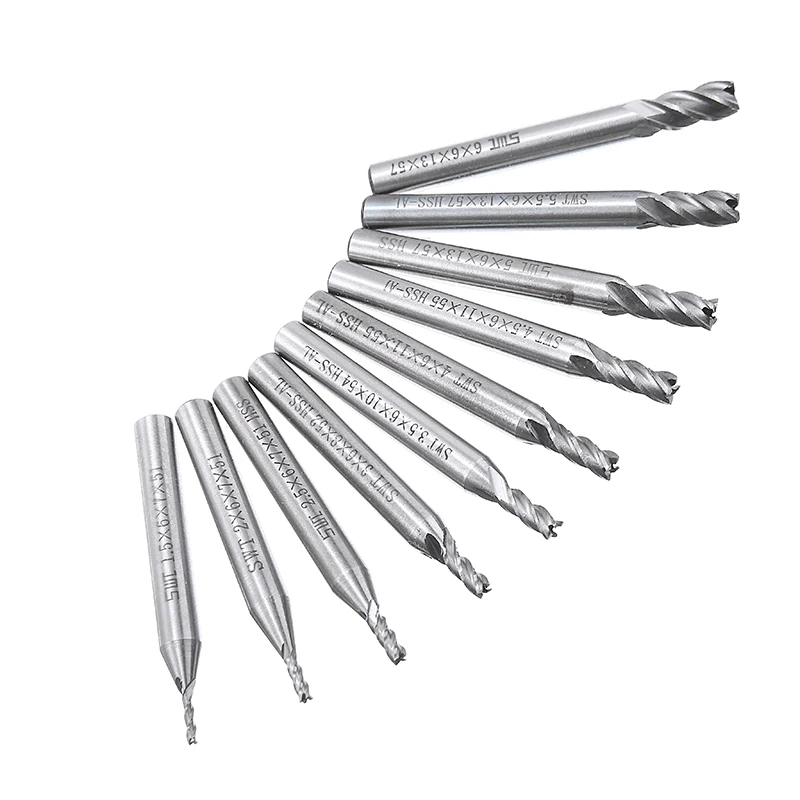 Концевая фреза из быстрорежущей стали с 4 канавками для ЧПУ концевые фрезы