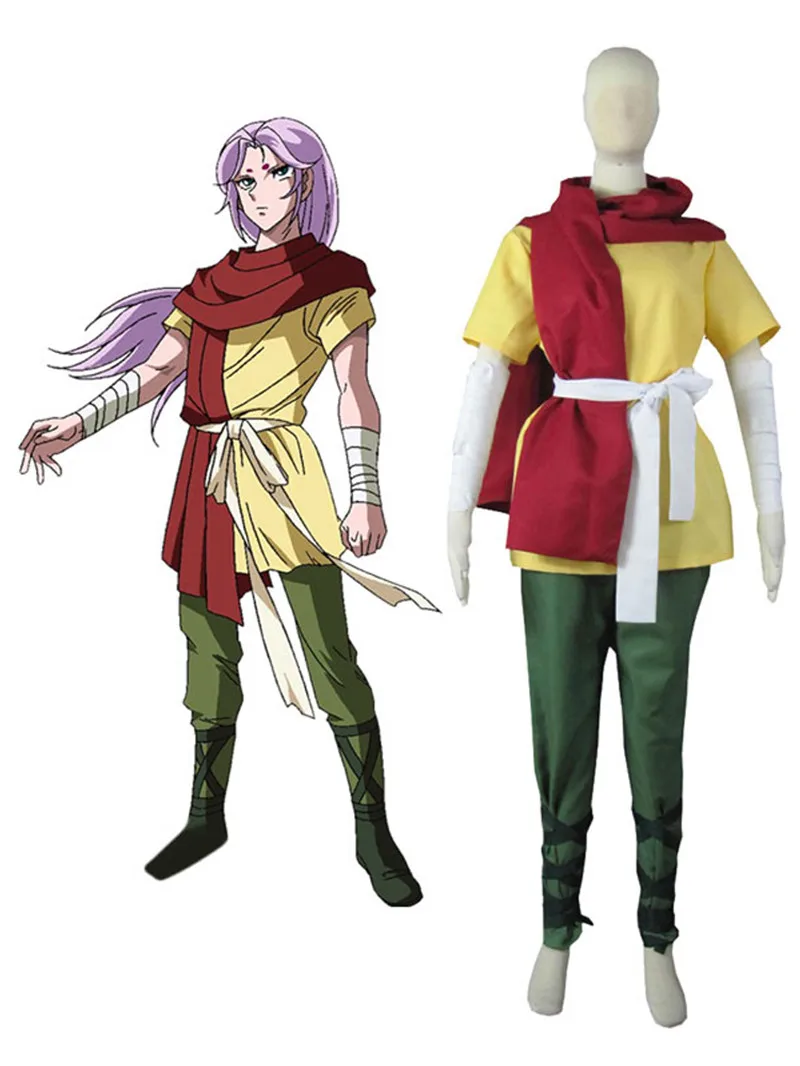 Сейнт Сейя: дух золотых святых Овен му униформа косплей костюм на Хэллоуин |