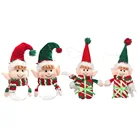 Рождественская банка для конфет, бутылочка для хранения, мешок для Санта-Клауса со снеговиком, милые рождественские коробки для конфет, детские подарки, новый год 2021