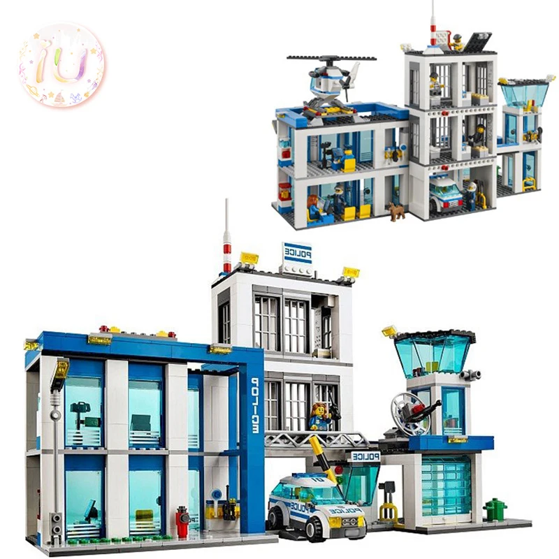 Городская серия полицейский набор строительных блоков BELA 10424 подарки на день