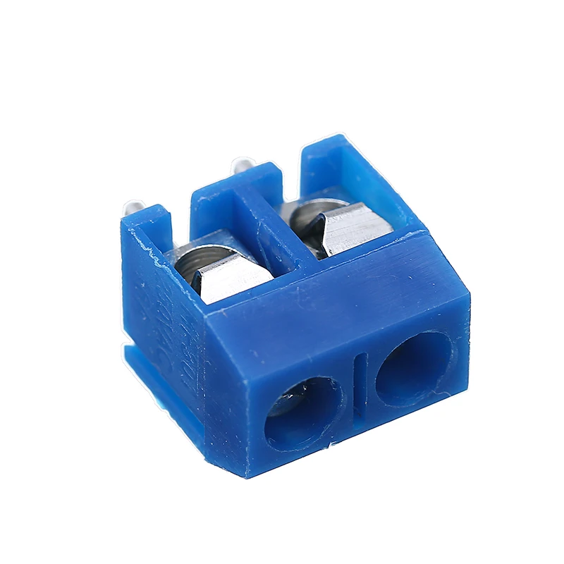 40 шт. синий 2 контактный Клеммная колодка PCB Разъем 5 08 мм Шаг панель