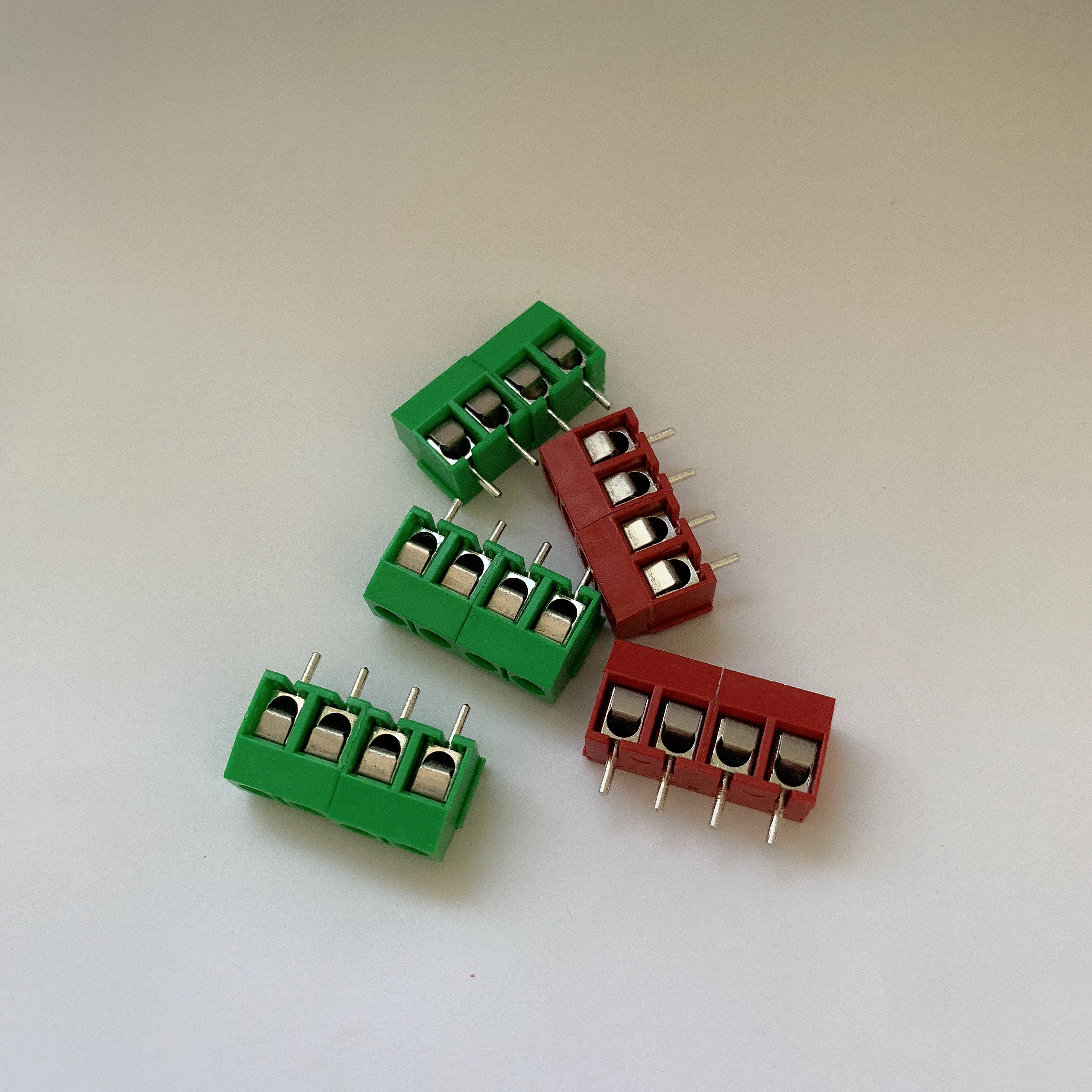 20 штук/партия kf301 4p с соединением внакрой винт PCB интервал 5 0 разъема терминала