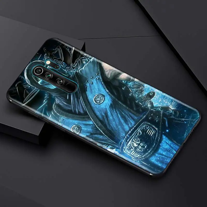 Чехол Mortal Kombat для Xiaomi Redmi Note 9S 8T 8 9 9A 9C 7 K30 Pro Zoom 8A 7A 6 Черный силиконовый чехол |