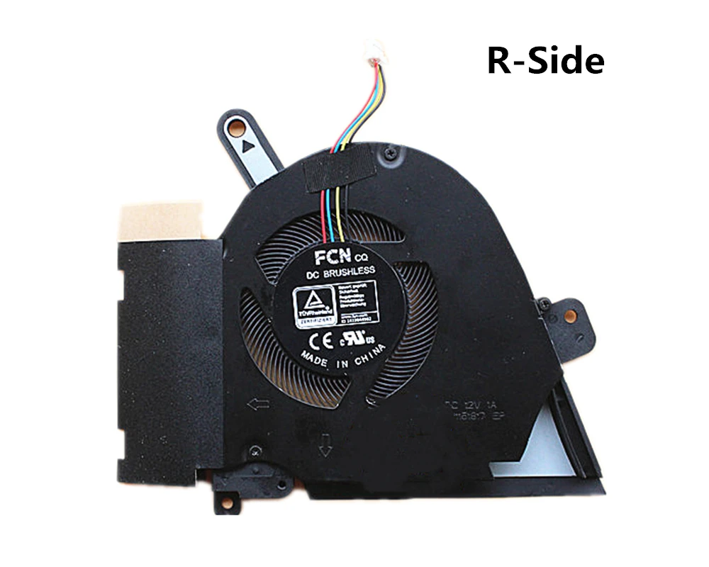 

New Original Laptop/Notebook CPU/GPU Cooling Fan For Asus TUF Gaming Dash F15 FX516 FX516P FX516PR Air RTX3070 DC12V 4pin