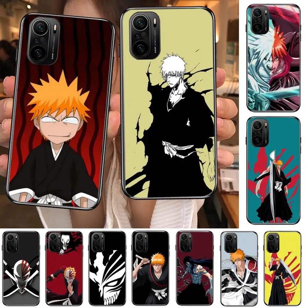 

hot anime bleach Phone Case For xiaomi redmi POCO F1 F2 F3 X3 Pro M3 9C 10T Lite NFC Black Cover Silicone Back Prett mi 10 ultra