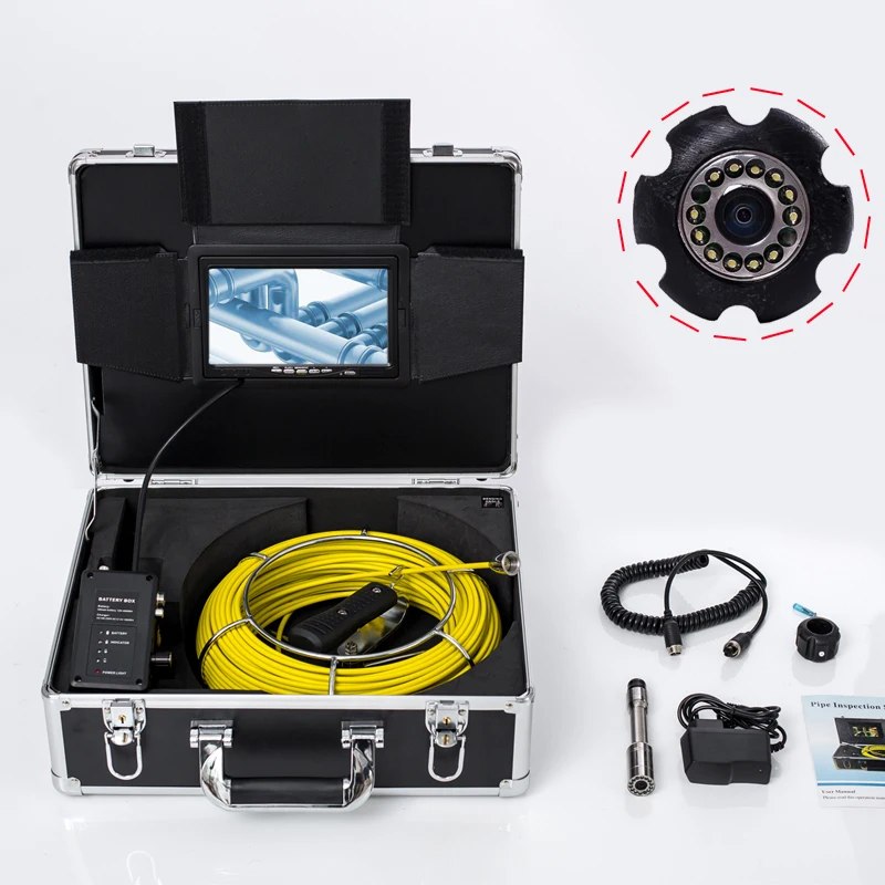 20 м Водонепроницаемый змея видеофильтр дренажная промышленный эндоскоп