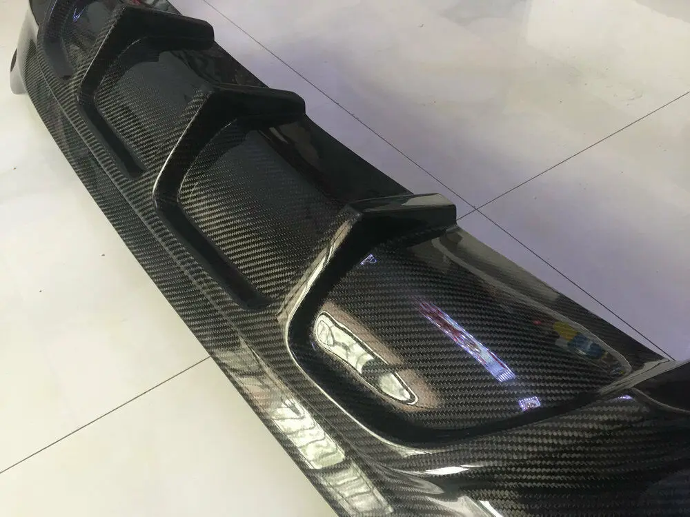 Автомобильный задний диффузор спойлер из углеродного волокна передняя боковая