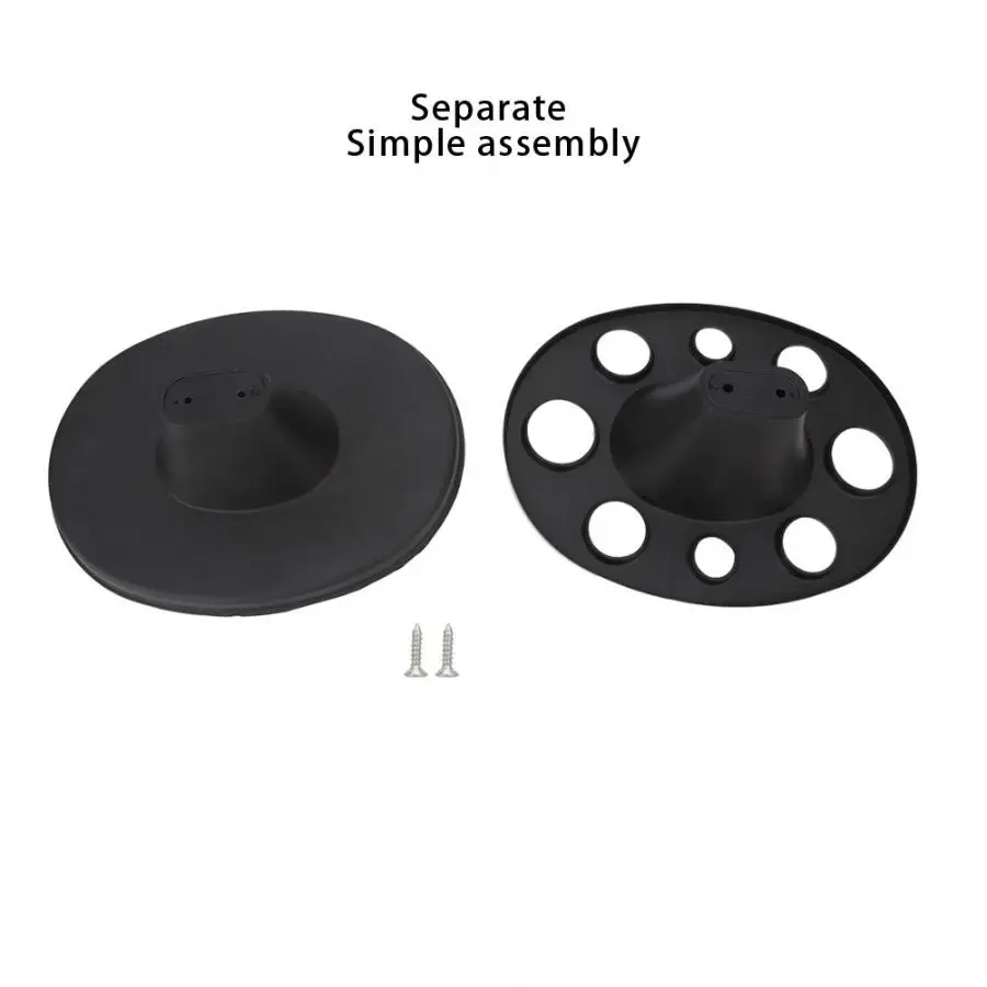 Пластиковая круглая подставка для щетки волос держатель расчески укладки