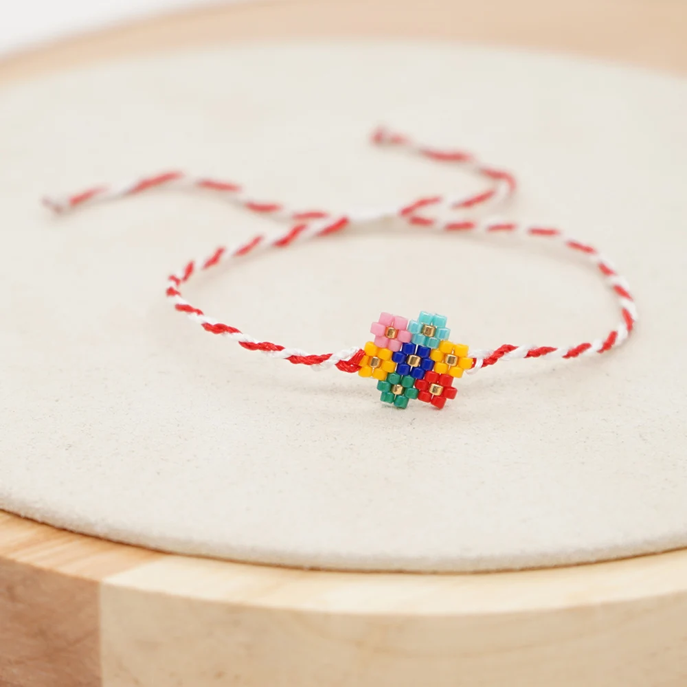 Go2boho богемный Браслет Miyuki для девочек подарок детям цветок браслеты женщин Pulsera