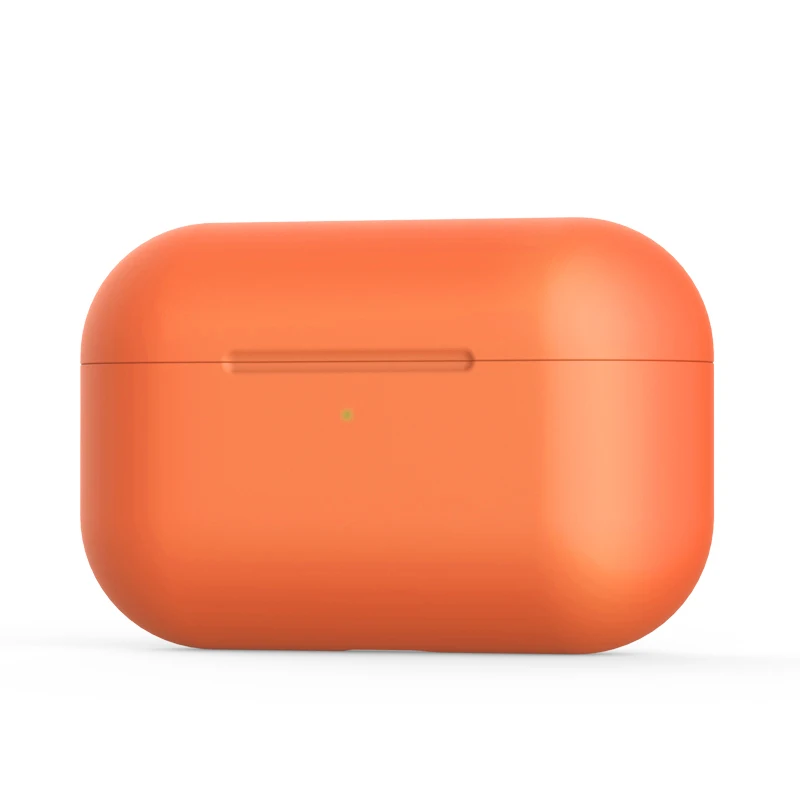 orange Чехол для airpodspro чехол на air pods чехол s для apple airpods pro чехол для airpod pro airpodpro Силиконовый противоударный чехол - Цвет: orange
