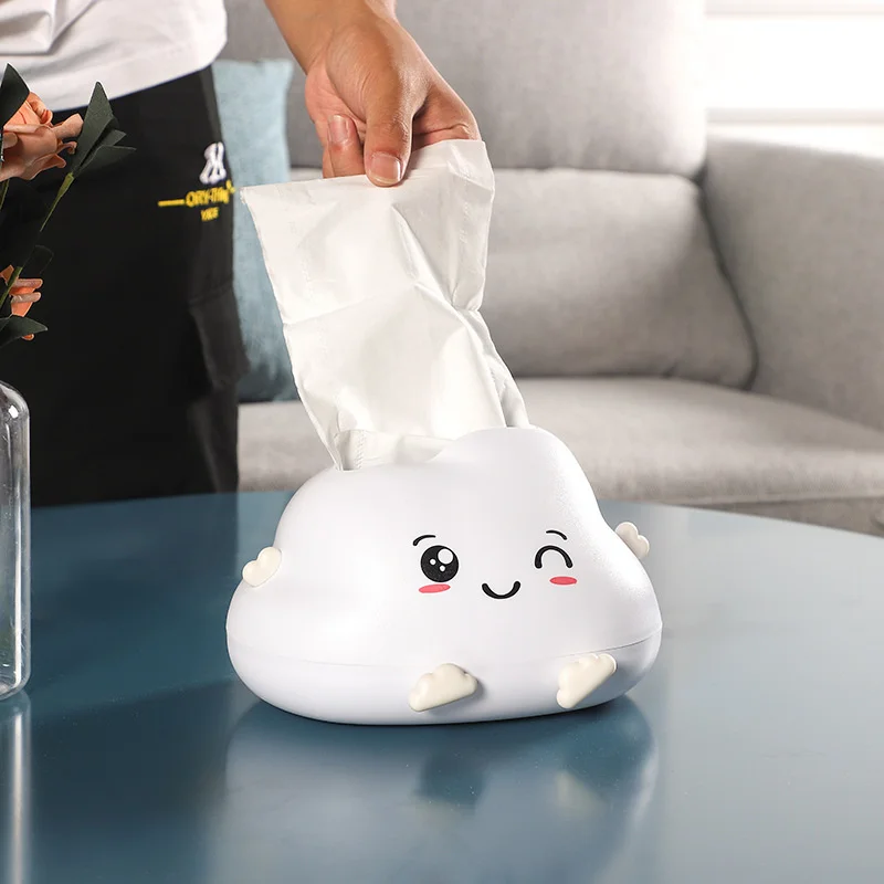 

Cartoon tissue box cute living room desktop decoration cartoon napkin toilet paper holder car tissue holder Tissue box art