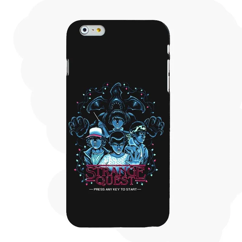 Чехол для телефона Strange things мягкий прозрачный Силиконовый ТПУ чехол iPhone 4 5 6 7 8 Plus