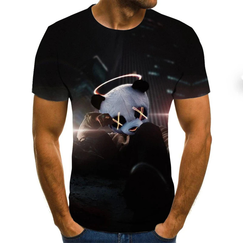 

3D Printing T-Shirt Summer Hot Sale Brand New Men's O-Neck Shirt Casual Fitness Running T-Shirt Men's Fishing Casual T-Shirt