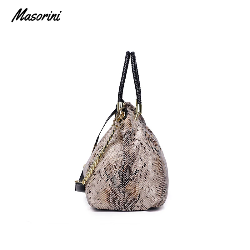 2020 Fashion Handbag Women Shoulder Bags Leather Female Tote Ladies Snake Print Sac Main | Багаж и сумки