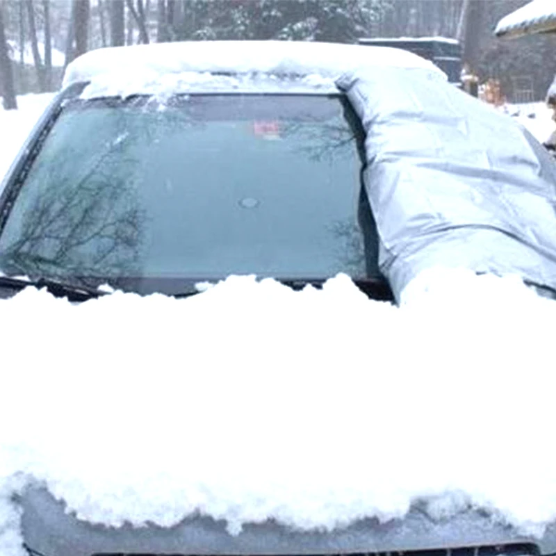 Автомобильная защита от снега козырек Солнцезащитный Передняя Задняя крышка