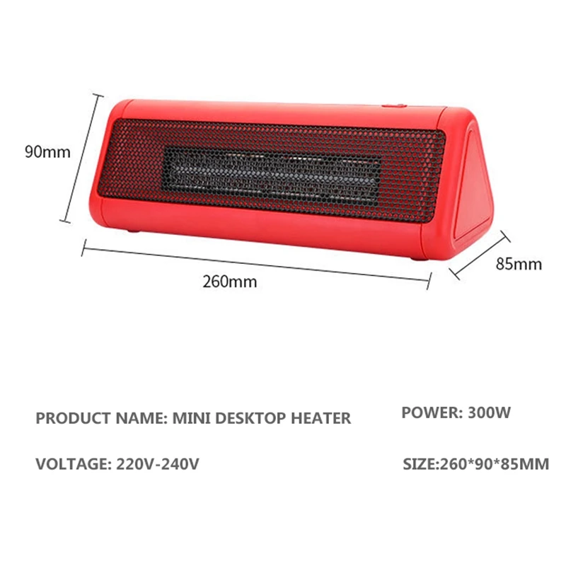 300 Вт портативный белый Электрический Обогреватель мини настольный обогреватель