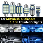 100% для Mitsubishi Outlander 1 Xl 2 3 2001-2020 Canbus автомобильная лампа Внутренняя купольная карта для чтения багажника светильник льный комплект