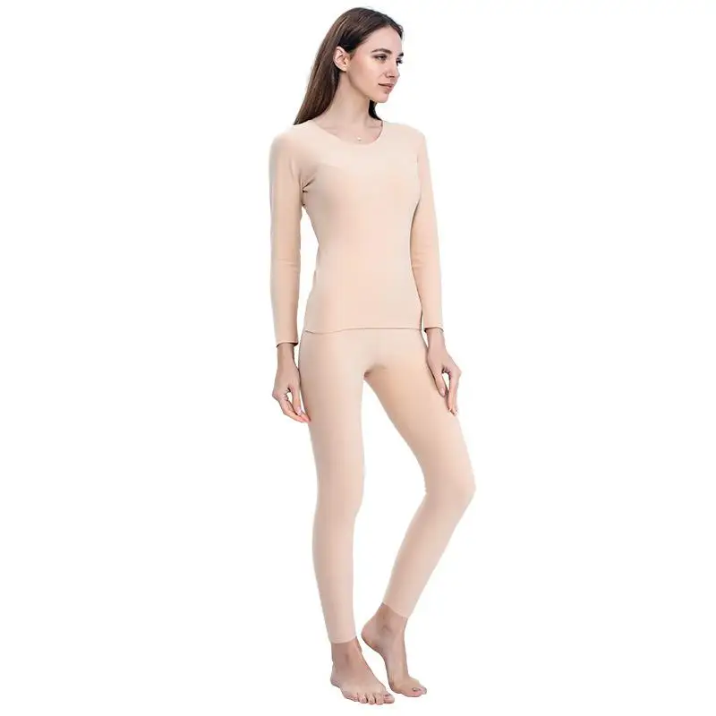 Women Thermal Underwear Set Full Sleeve Intimate Lingerie Lady Thermo Lingerie Winter Keep Warm Sweater Ovesize - Цвет: Women 5
