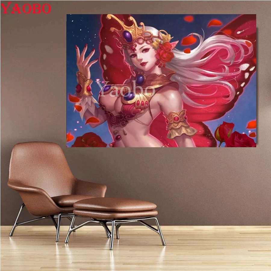 

Full Square/Round Drill 5D DIY Diamond Painting butterfly fairy 3D Diamond Embroidery Cross Stitch Mosaic Rhinestone Home Decor