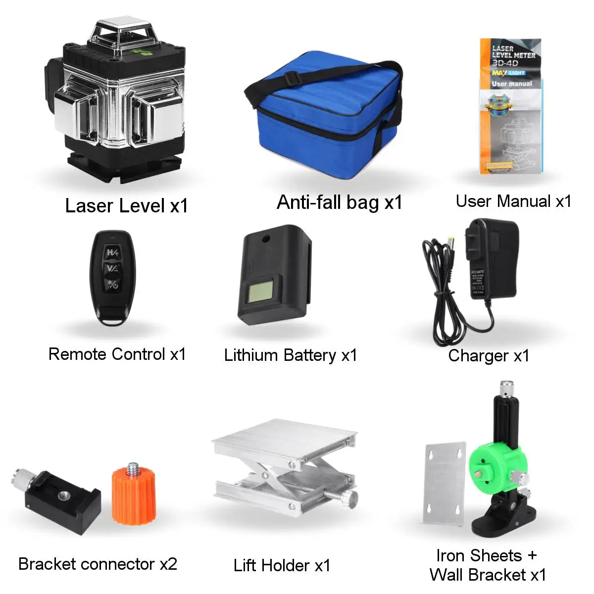 

16 Lines 4D Laser 2021 NEW! Level green line Self-Leveling 360 Horizontal And Vertical Super Powerful Laser level green Beam