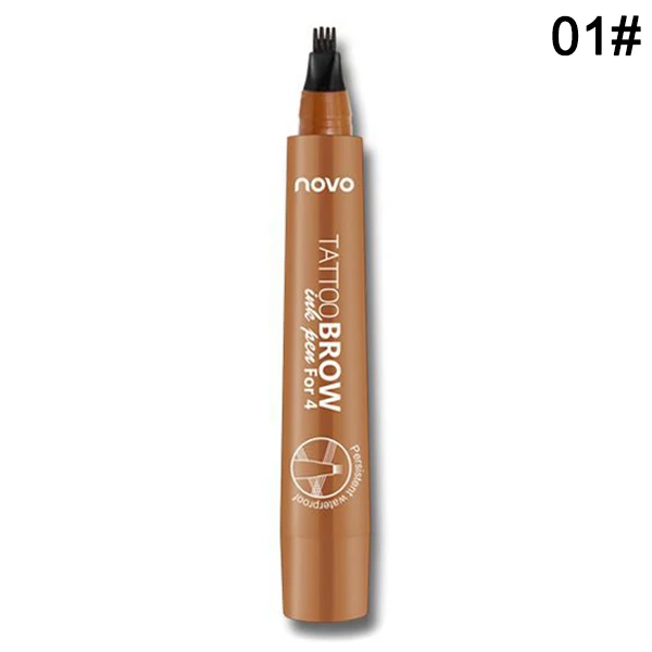 Microblading татуировка бровей ручка водостойкая стойкая вилка кончик макияж чернила