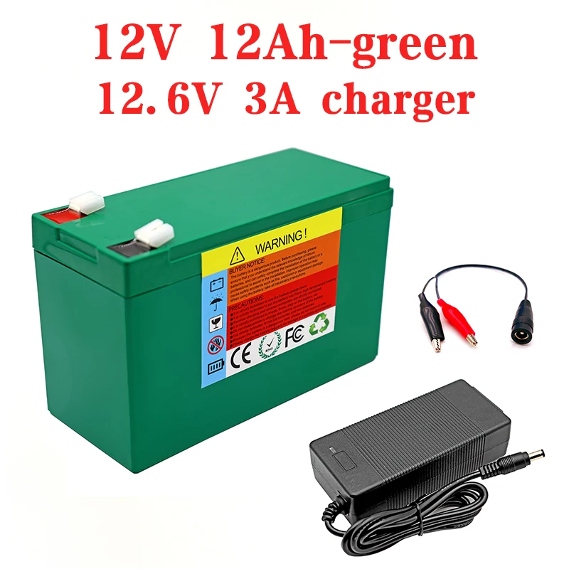 12V 12Ah 18650 li-ion battery pack 3S5P 12000mAh for Sprayer device Kids toys 250W UPS Power Supply BMS + 12.6V 3A Charger | Электроника