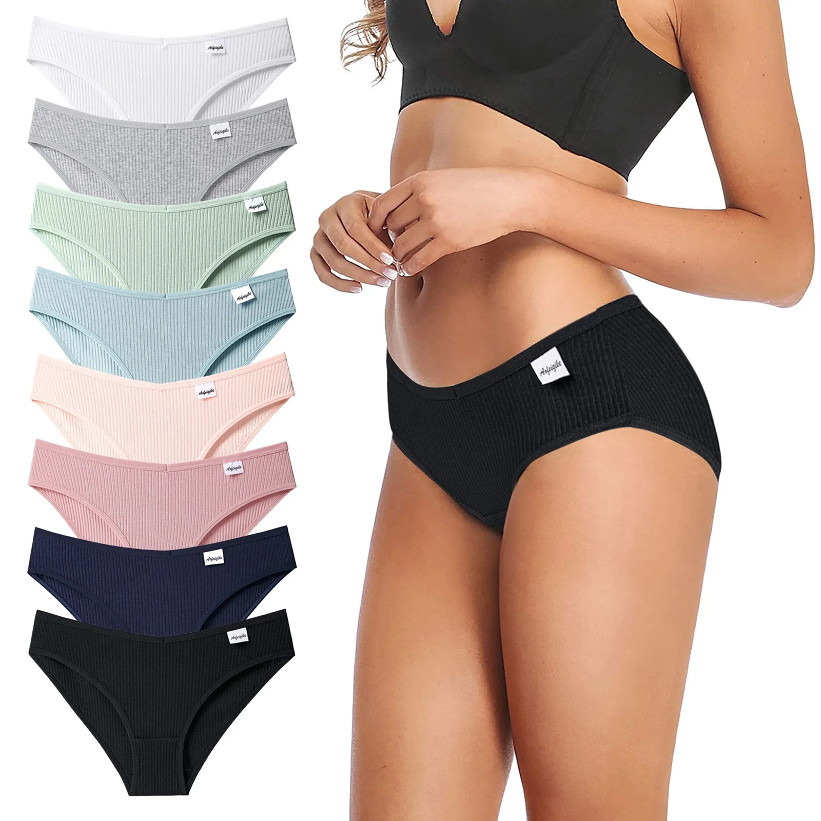 

Feitong Cotton Brazilian Panties Women Sexy Seamless G-String Underwear Female T-back Underpants M-XL Lady Bikini Thongs Panties