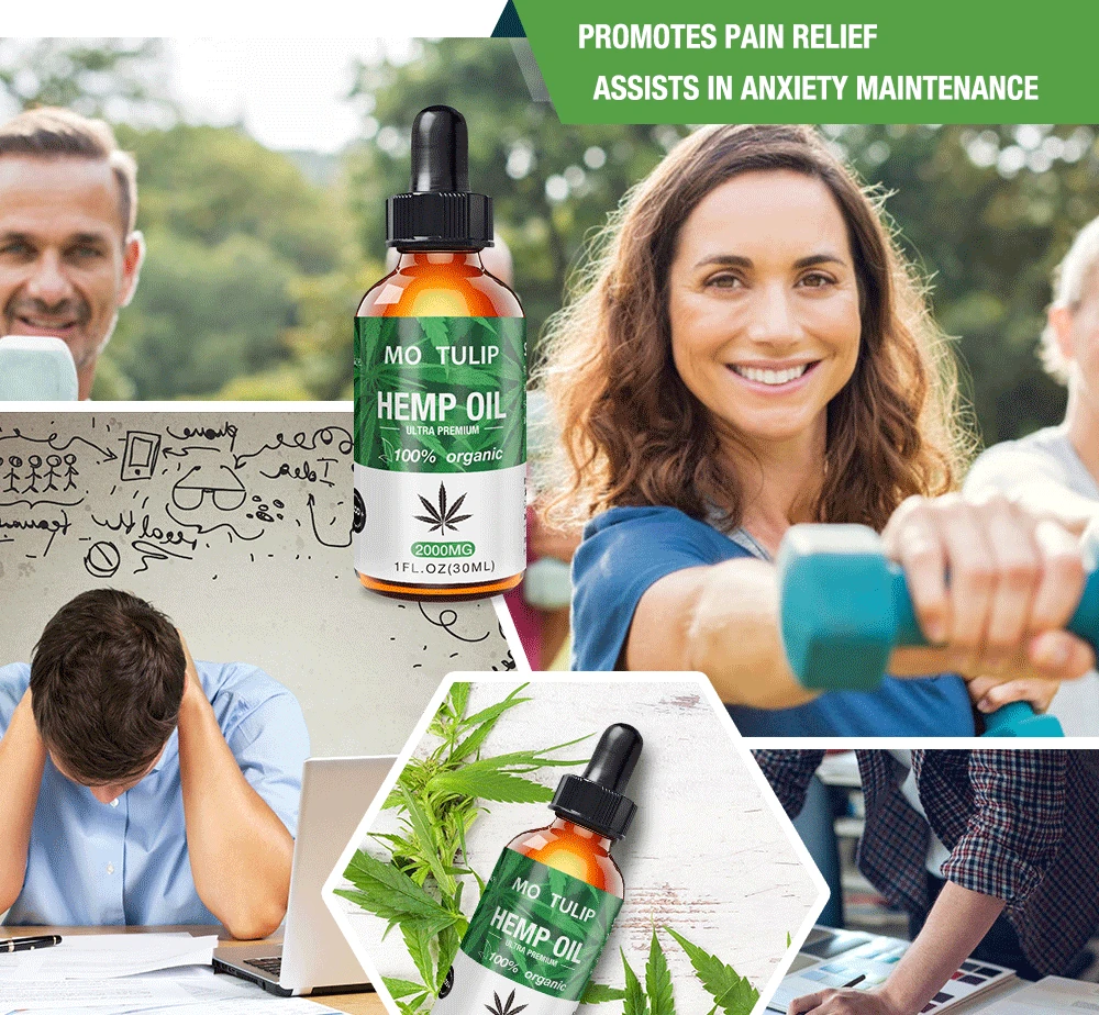 

hemp seed oil massage essential oil HEMP OIL relieves pressure pain and improves sleep 30ml