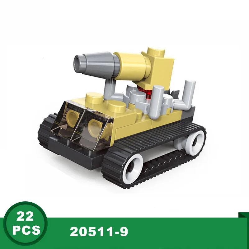 Legoed City Военный мини транспортный Танк самолет автомобиль мотоцикл DIY