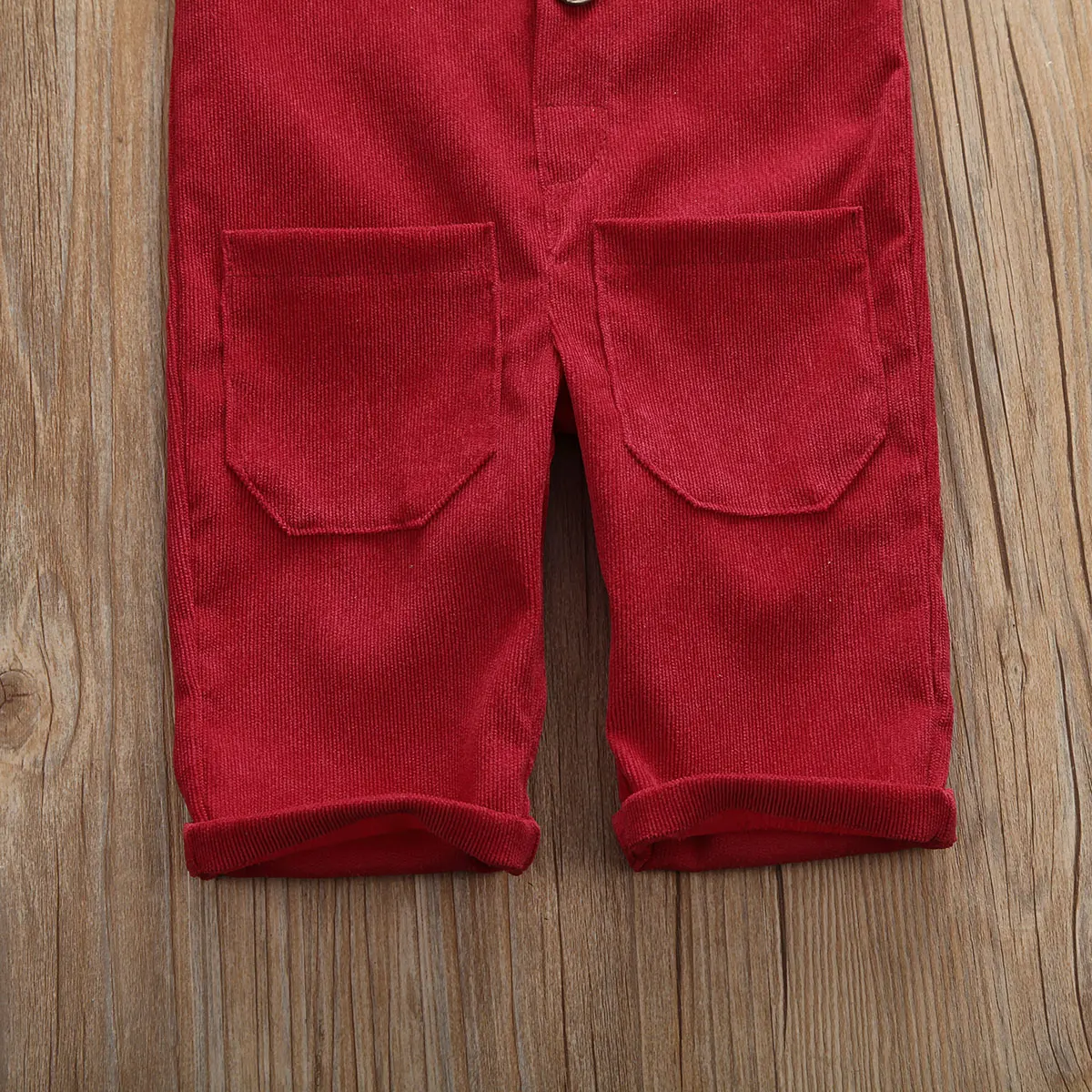 Brand New Child Overalls Boys Toddler Kids Suspender Trousers Casual Corduroy Baby Bib Pants Solid Pocket Button Rompers |