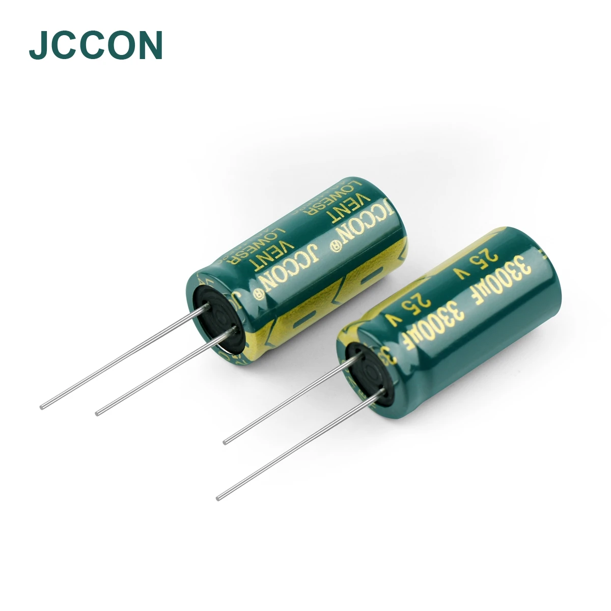 50-100Pcs JCCON Aluminum Electrolytic Capacitor High Frequency Low ESR 25V 47UF 100UF 220UF 330UF 470UF 680UF 1000UF 2200UF