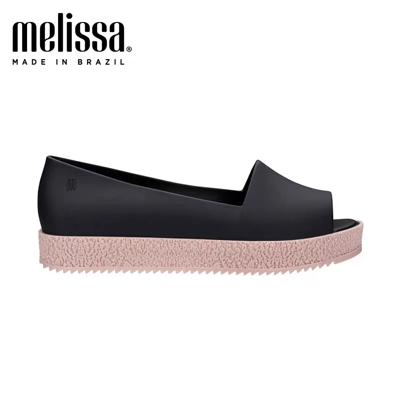 Melissa Puzzle Fish Mouth Women Jelly Shoes Sandals Fashion 2021 New Thick Bottom Female Sandalias | Обувь