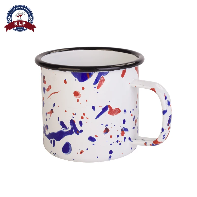 Печать дешевый металл под заказ эмаль походная кофейная кружка с ручкой | Дом и