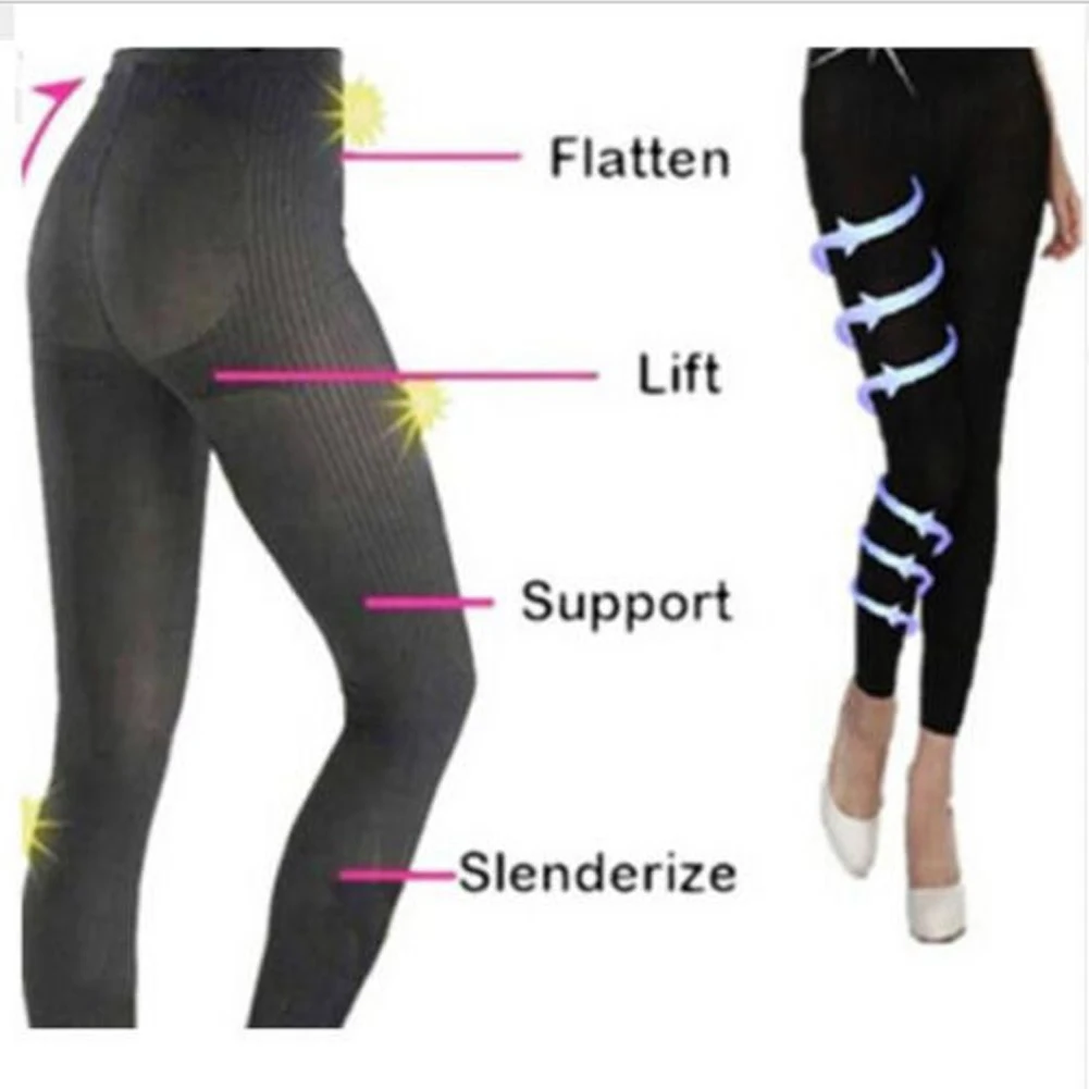 Stretchy Leggings Fat Burn Hip Lift Leg Shaping Women Pants Pressurized Slim Autumn Winter Elastic 3D Cutting Sculpt Soft |
