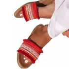 Женские босоножки; Сезон лето; Новинка; В римском стиле; Босоножки в стиле ретро на плоской подошве повседневная обувь женская обувь без застежки; Женские шлепанцы размера плюс; Sandalias Mujer; Большие размеры