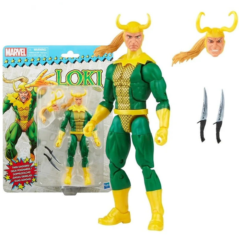 

Фигурка героя Hasbro из оригинальных легенд Marvel, коллекция Мстителей Локи, подвижная модель, Аниме фигурки, игрушки для детей