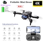 2021 Новый мини-Дрон KK1 4K HD камера складной рычаг RC Квадрокоптер селфи БПЛА режим удержания высоты Дрон VS E58 H36 игрушка подарок для ребенка