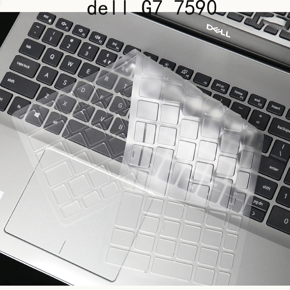 keyboard skin Cover for Dell G7 gaming 7590 G5 5590 with Ins