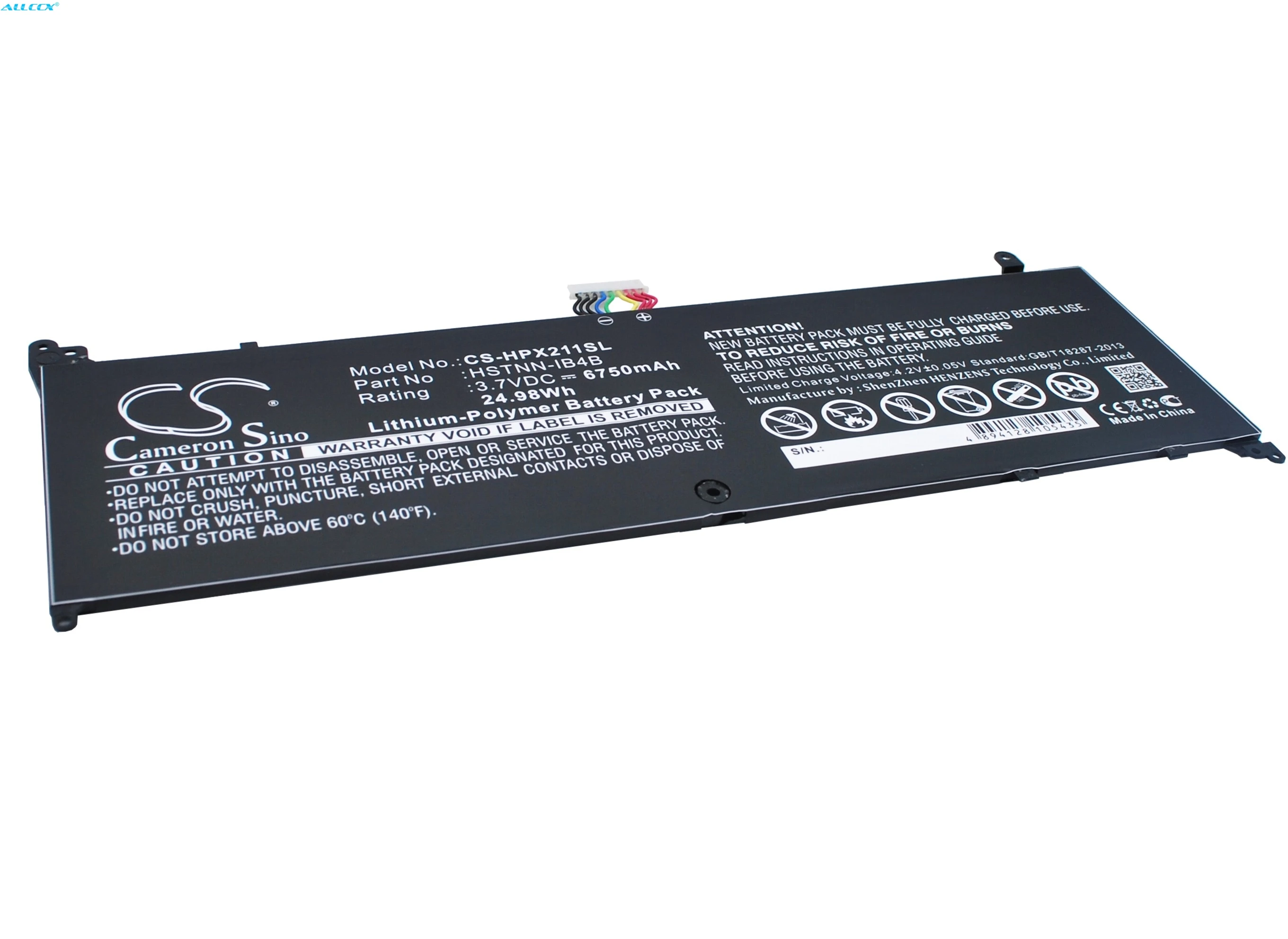 Аккумулятор Cameron Sino 6750 мАч для HP 11 G010NR G012NR Envy X2 x2 G000ES G030EA G900EA X211 G001TU TPN 104|Батареи